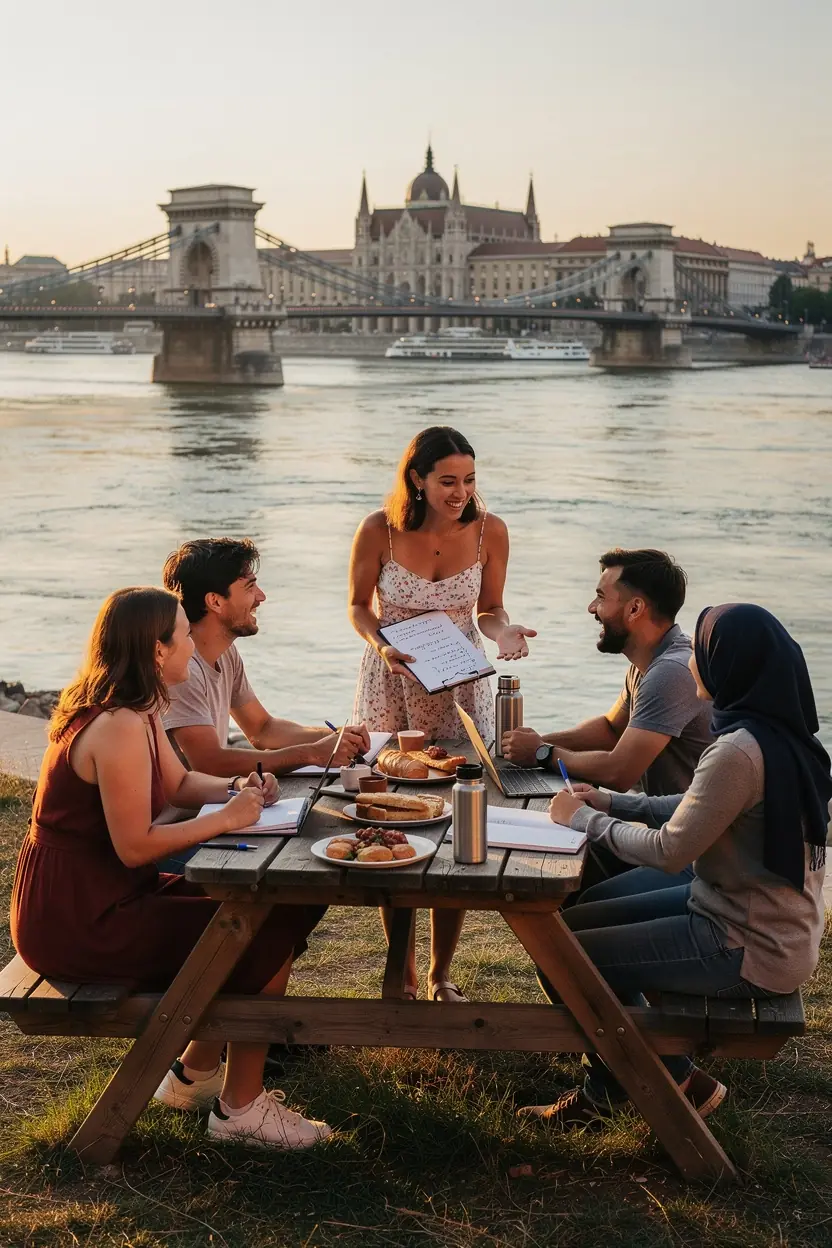 Személyes pénzügyi alapok könyvajánlatai egy asztalon, körülötte pénzügyi tervező eszközök.